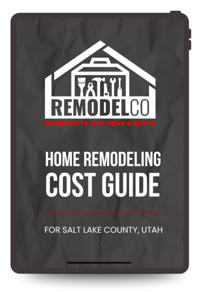 RemodelCo Cost Guide Graphic on Tablet Cost Guide Graphic