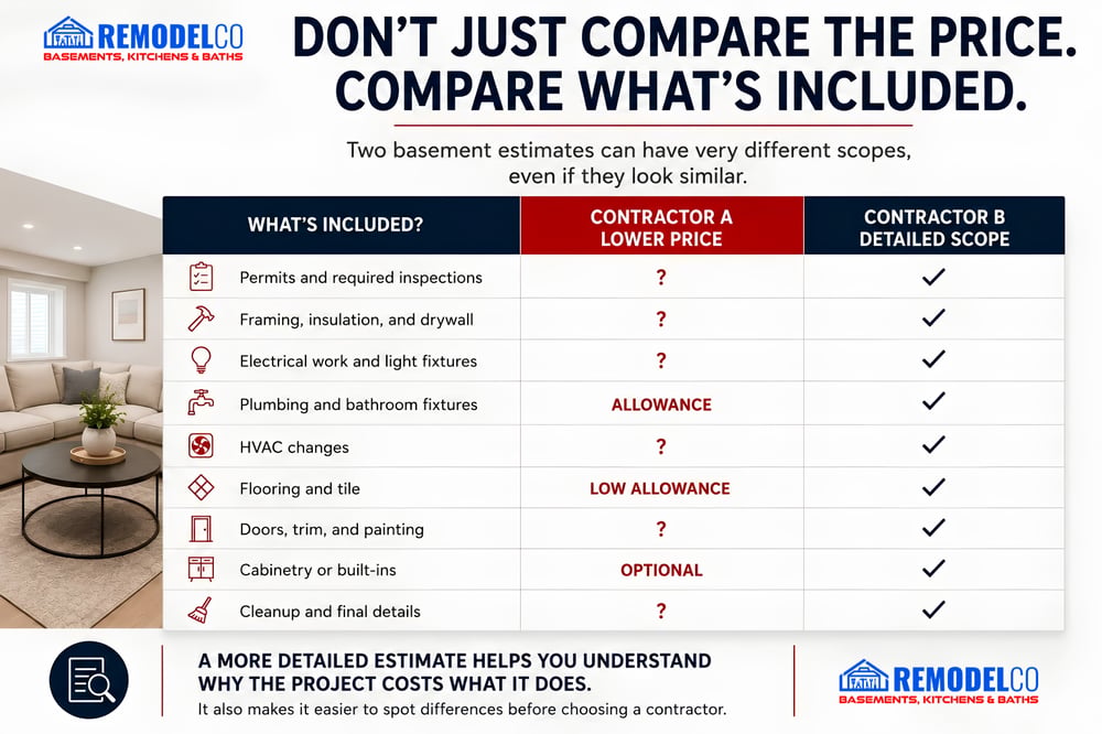 RemodelCo Compare Whats Included Graphic