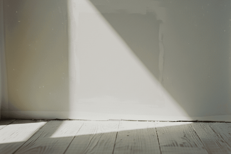 Image of the drywall compound skimmed over to smooth out
